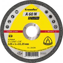 Klingspor Inc 264298 - A 60 N Disques à tronçonner, 125 x 1 x 22,23 mm plat