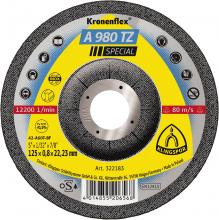 Klingspor Inc 322183 - A 980 TZ Disques à tronçonner, 125 x 0,8 x 22,23 mm centre déporté