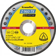 Klingspor Inc 322184 - Z 960 TX Disques à tronçonner, zirconium 115 x 1 x 22,23 mm plat