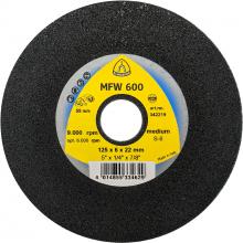 Klingspor Inc 342219 - MFW 600 UNITIZED WHEEL Disques texture, 125 x 6 x 22 mm moyen carbure silicium