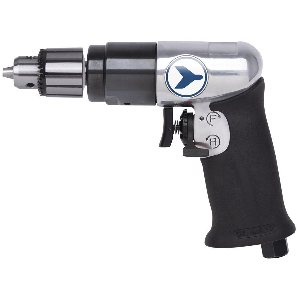 3/8” Variable Speed Air Drill - Keyed Chuck