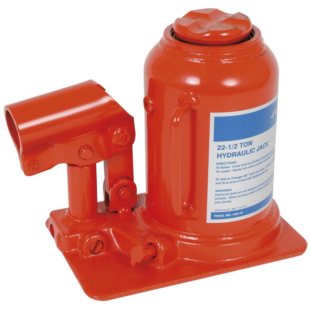 22-1/2 Ton JET Hydraulic Bottle Jack - Low Profile - Super Heavy Duty