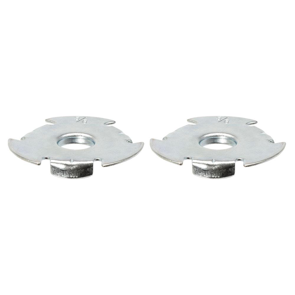 5/8&#34; Hole x 2&#34; O.D. Adaptors for JET Bench Crimped Wire Wheels (Pair)