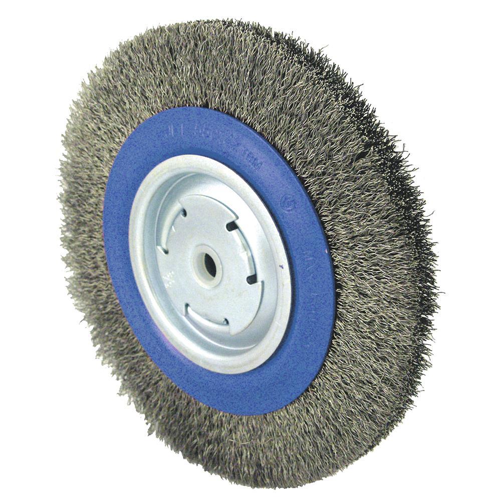 8&#34; x 7/8&#34; Crimped Wire Wheel Brush SST