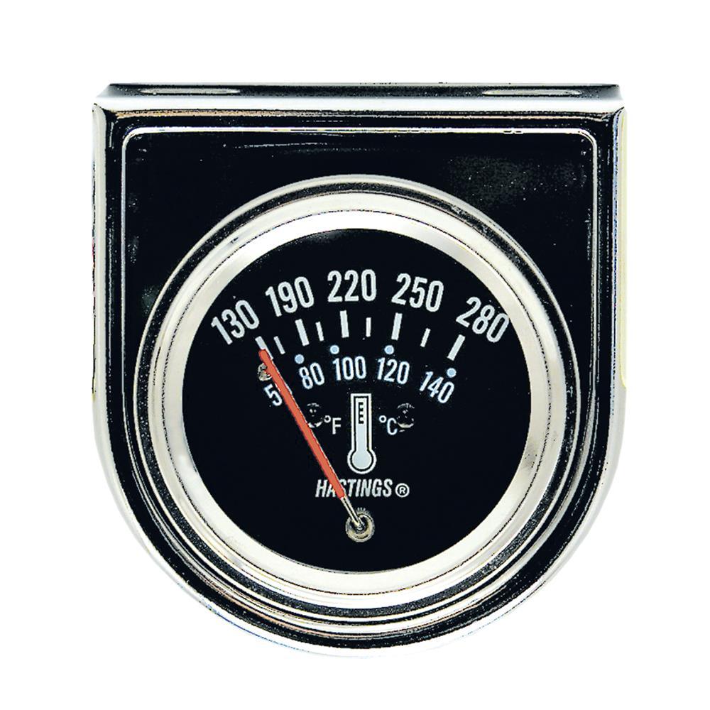 Chrome Series Mechanical Water Temperature Gauge Kit