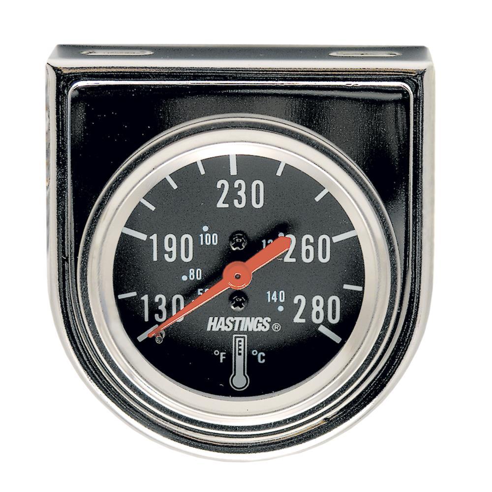 Chrome Series Wide Sweep Mechanical Water Temperature - 66&#34; Capillary Tube Gauge Kit
