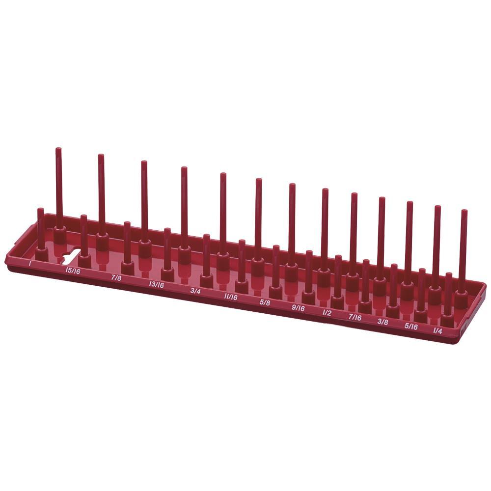 3/8&#34; Dr SAE Socket Organizer Tray
