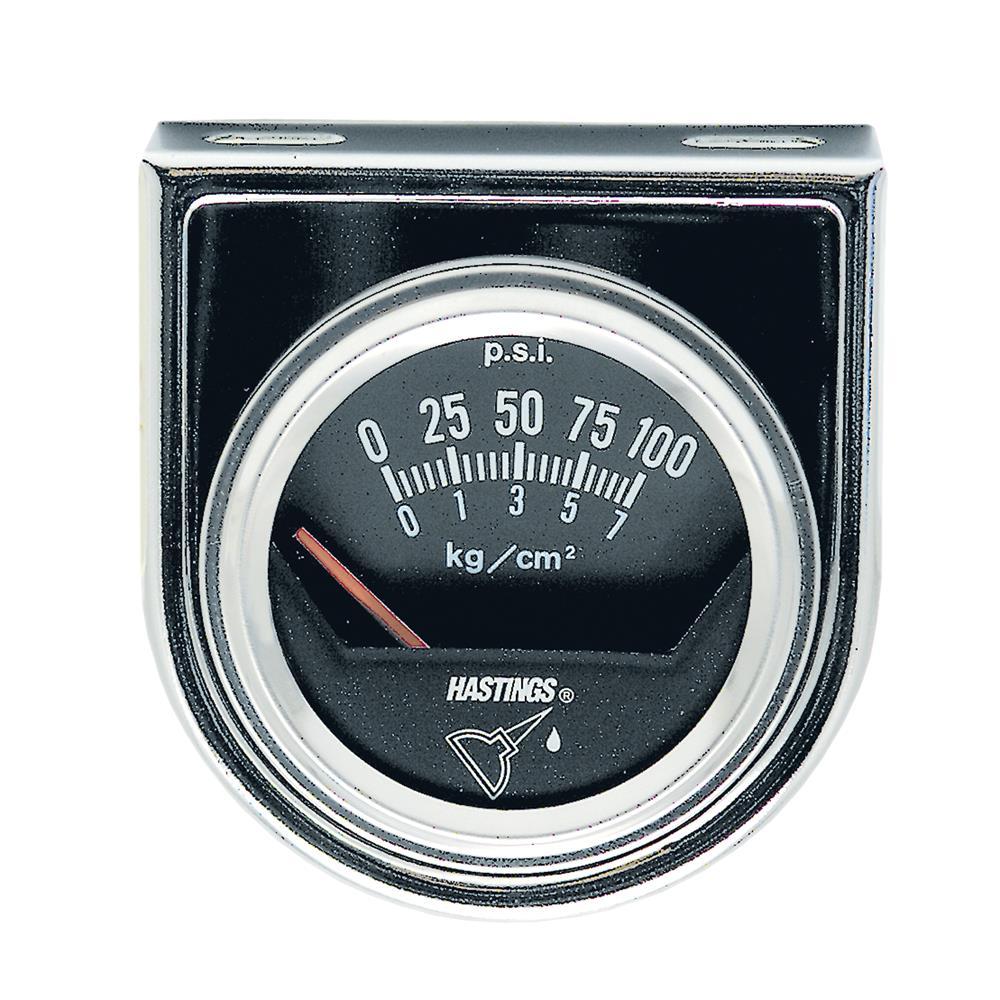 Chrome Series Electrical Oil Pressure Gauge Kit