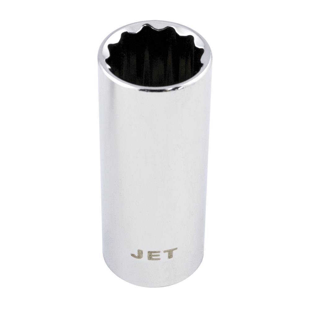 1/4&#34; DR Chrome Socket - Metric - Deep - 12 point - 13 mm