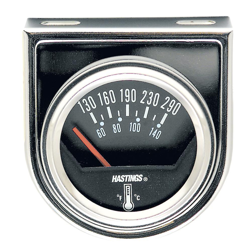 Chrome Series Electrical Water and Oil Temperature Gauge Kit