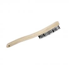Jet 551101 - 3 Row, Long Handle, Carbon Steel Hand Wire Scratch Brush