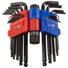 Jet 775164 - 22 PC SAE/Metric Ball Nose Hex Key Set
