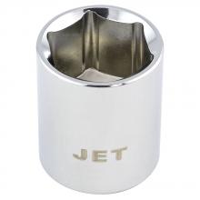 Jet 671517 - 3/8" DR x 17mm Regular Chrome Socket - 6 Point