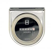 Jet HTA1000 - Heavy Duty / Marine Chrome Series Hourmeter Gauge Kit