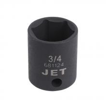 Jet 681124 - 3/8" x 3/4" Regular Impact Socket - 6 Point