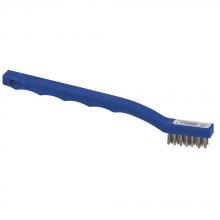 Jet 551167 - 3 Row Mini Stainless Steel Hand Wire Scratch Brush with Plastic Handle