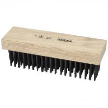 Jet 551120 - 6 Row, Straight Back, Carbon Steel Hand Wire Scratch Brush