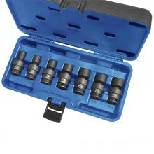 Jet 610282 - 7 PC 3/8" DR SAE Universal Impact Socket Set - 6 Point