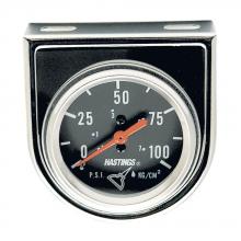 Jet HTA1150 - Chrome Series Wide Sweep Mechanical Oil Pressure Gauge Kit
