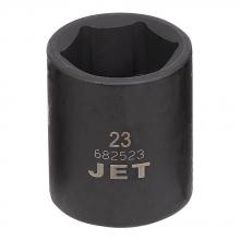 Jet 682523 - 1/2" DR x 23mm Regular Impact Socket - 6 Point