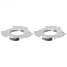Jet 552116 - 1" Hole x 2" O.D. Adaptors for JET Bench Crimped Wire Wheels (Pair)
