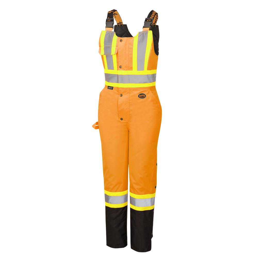 Women&#39;s Hi-Viz 100% Waterproof Overalls - Hi-Viz Orange - XL