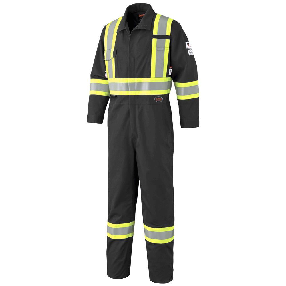 Black FR-Tech® 88/12 FR/ARC Rated 7oz Coverall - 38