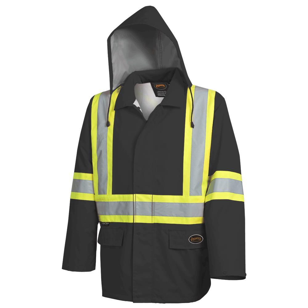 &#34;The Rock&#34; 300D Oxford Polyester Jacket with PU Coating – Black – S