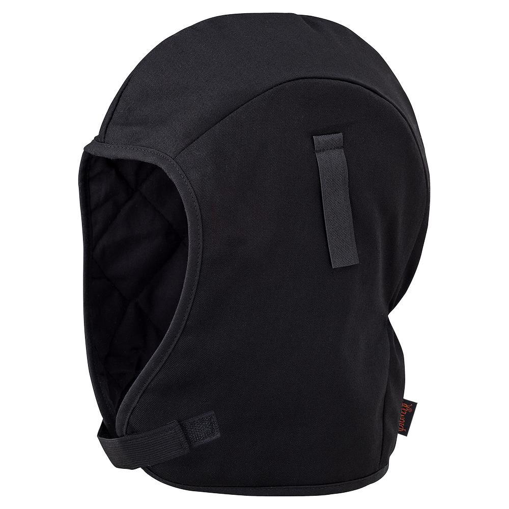 Black Flame Resistant Quilted Hard Hat Liner - O/S