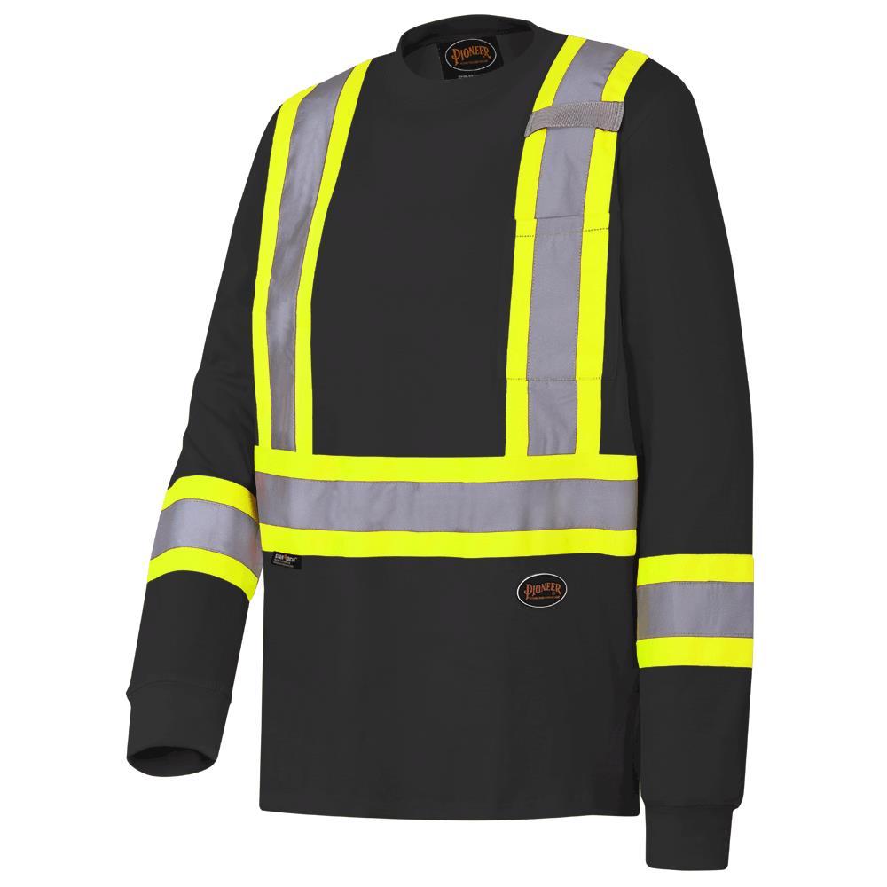 Long-Sleeved Safety Shirt Black - L