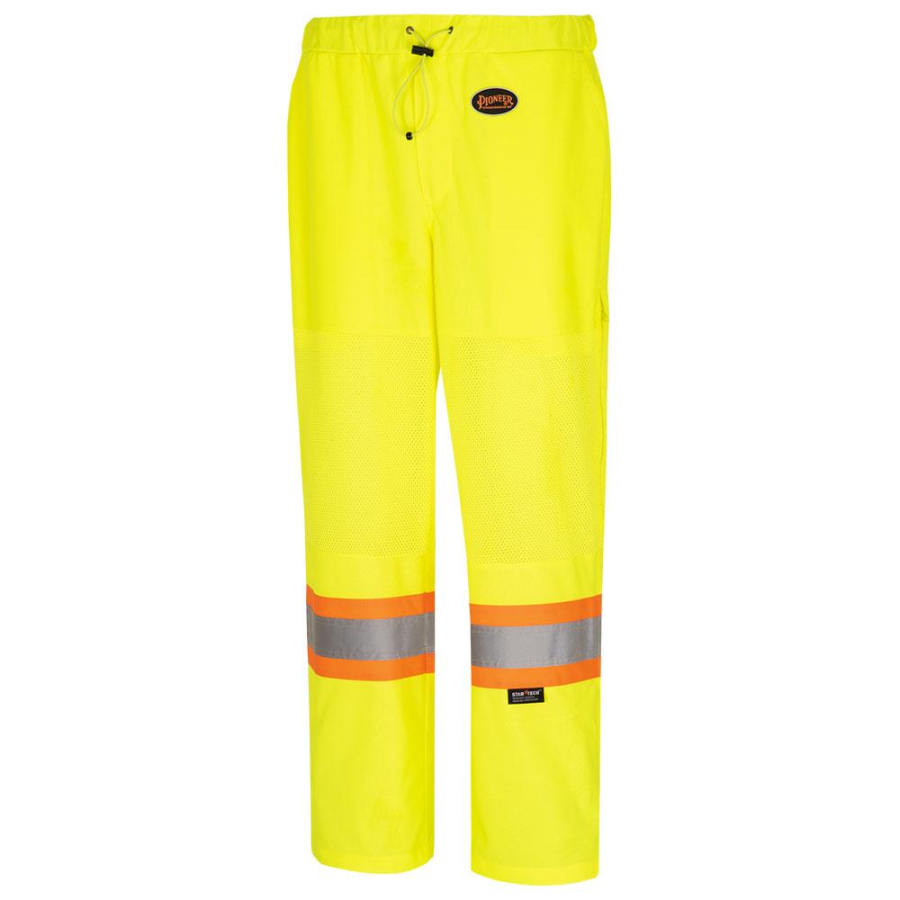 Women&#39;s Hi-Viz Traffic Safety Pants - Hi-Viz Yellow/Green - 2XL