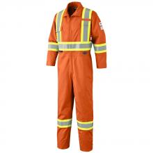 Pioneer V254035T-66 - Hi-Viz Orange FR-Tech® 88/12 FR/ARC Rated 7 oz Coverall - Tall - 66