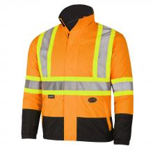 Pioneer V1140450-2XL - Hi-Viz Reversible Safety Jacket - Hi-Viz Orange - 2XL