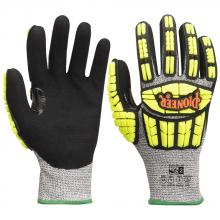 Pioneer V5012140-M - Cut and Impact-Resistant Gloves (Pair) with TPR - Level A5 - M