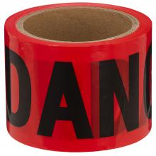 Pioneer V6310160-O/S - Red Danger Tape - 200' x 3" x 0.04 mm