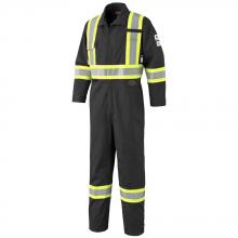 Pioneer V254047T-56 - Black FR-Tech® 88/12 FR/ARC Rated 7oz Coverall - Tall - 56