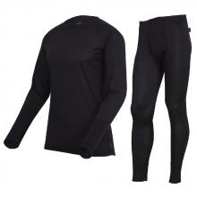 Pioneer V3100271-XS - Premium Polyester Quick-Dry and Moisture Wicking Underwear Set - Black - XS