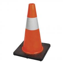Pioneer V6200750-O/S - Premium PVC Flexible Safety Cone - 18"/45 cm - 4" High-Luminance Band