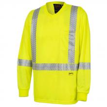 Pioneer V1052261-L - Hi-Viz Yellow 50+ UV Protection, CoolPass® Ultra-Cool, Ultra-Breathable Long-Sleeved Shirt