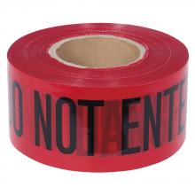 Pioneer V6310460-O/S - Red Danger Do Not Enter Tape - 1000' x 3" x 0.04 mm