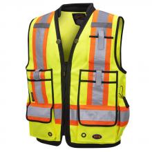 Pioneer V1011160-L - Hi-Viz Yellow 1200D High Denier Surveyor's Vest - L