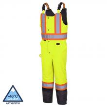 Pioneer V1120661-XXS - Hi-Viz 100% Waterproof Quilted Bib Pant Hi-Viz Yellow/Green - XXS