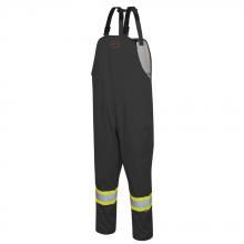 Pioneer V1082370-XL - "The Rock" 300D Oxford Polyester Bib Pants with PU Coating - Black - XL