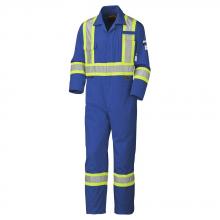 Pioneer V252001T-56 - Royal Blue Flame-Gard® FR/ARC Rated 98% Cotton 2% Antistatic 6.5 oz Coverall - Tall -  56