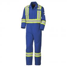Pioneer V252001T-44 - Royal Blue Flame-Gard® FR/ARC Rated 98% Cotton 2% Antistatic 6.5 oz Coverall - Tall -  44