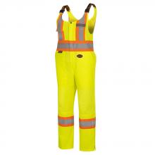 Pioneer V1071460-L - Women's Hi-Viz Traffic Safety Overalls - Hi-Viz Yellow/Green - L