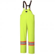 Pioneer V3520260-3XL - Hi-Viz Yellow/Green Flame Resistant PU Stretch Waterproof Bib Pants - 3XL