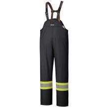 Pioneer V3520270-XS - Black Hi-Viz Flame Resistant PU Stretch Waterproof Bib Pants - XS