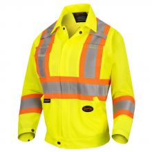 Pioneer V1071260-L - Women's Hi-Viz Traffic Safety Jacket - Hi-Viz Yellow/Green - L